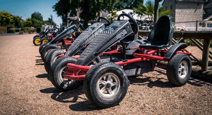 Louez des vélos ou karting pour vous balader au camping le Domaine de la Brèche